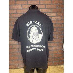 Zig-Zag San Francisco 2025 Promo T-Shirt Black Mens M